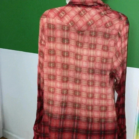 Free People Rustic Plaid Tunic- XSmall/Small - Picture 7 of 8